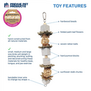 Prevue Pet Products Lava Cubes & Spheres Bird Toy