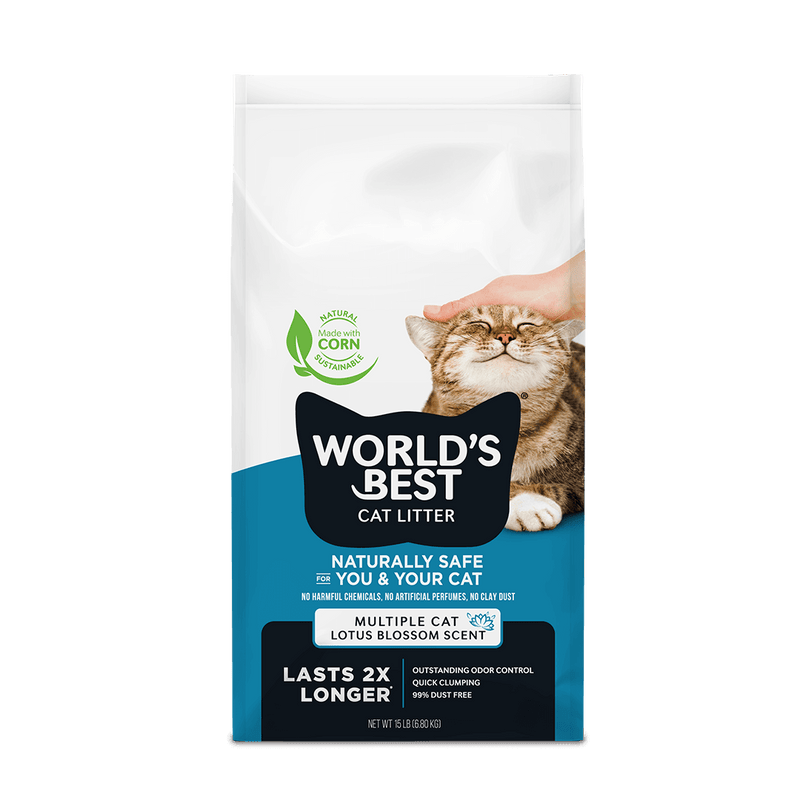 World's Best Cat Litter Multiple Cat Quick-Clumping