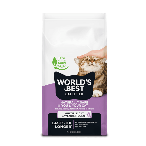 World's Best Cat Litter Multiple Cat Quick-Clumping