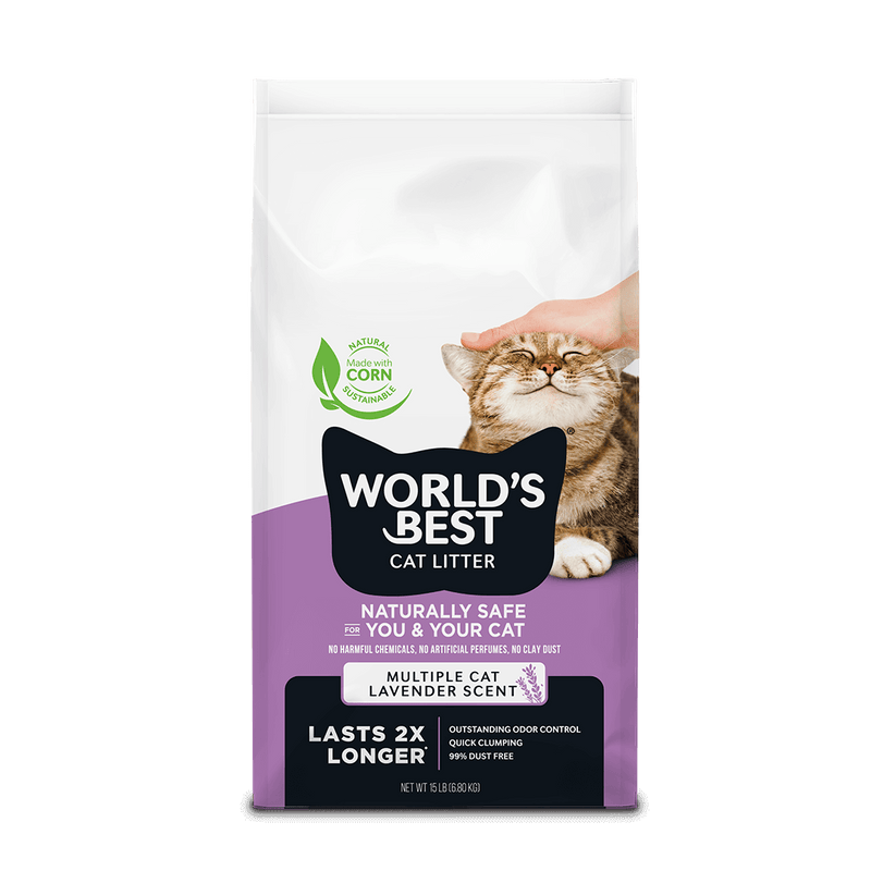 World's Best Cat Litter Multiple Cat Quick-Clumping