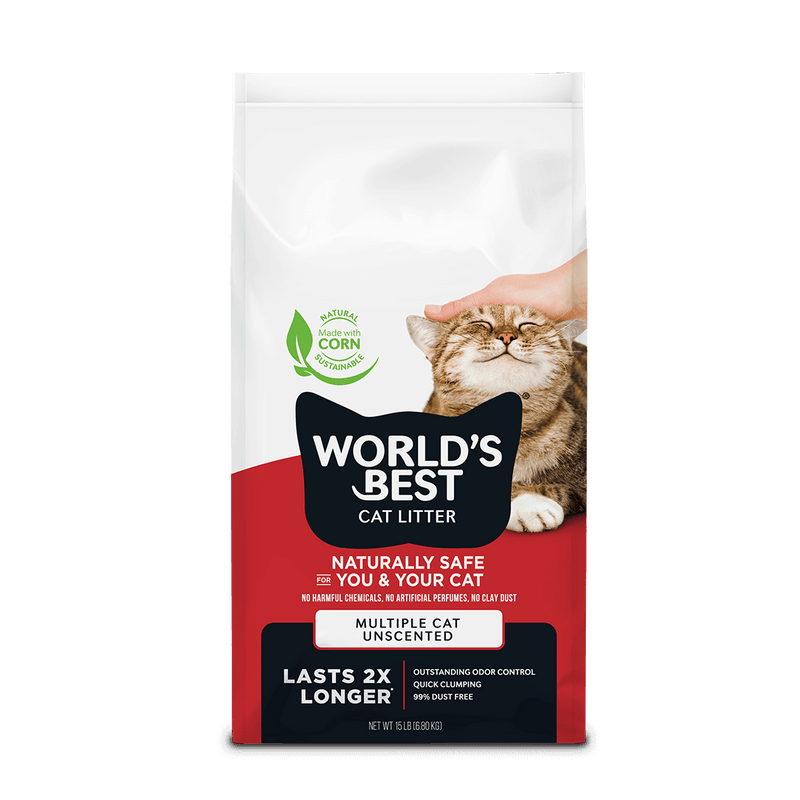 World's Best Cat Litter Multiple Cat Quick-Clumping