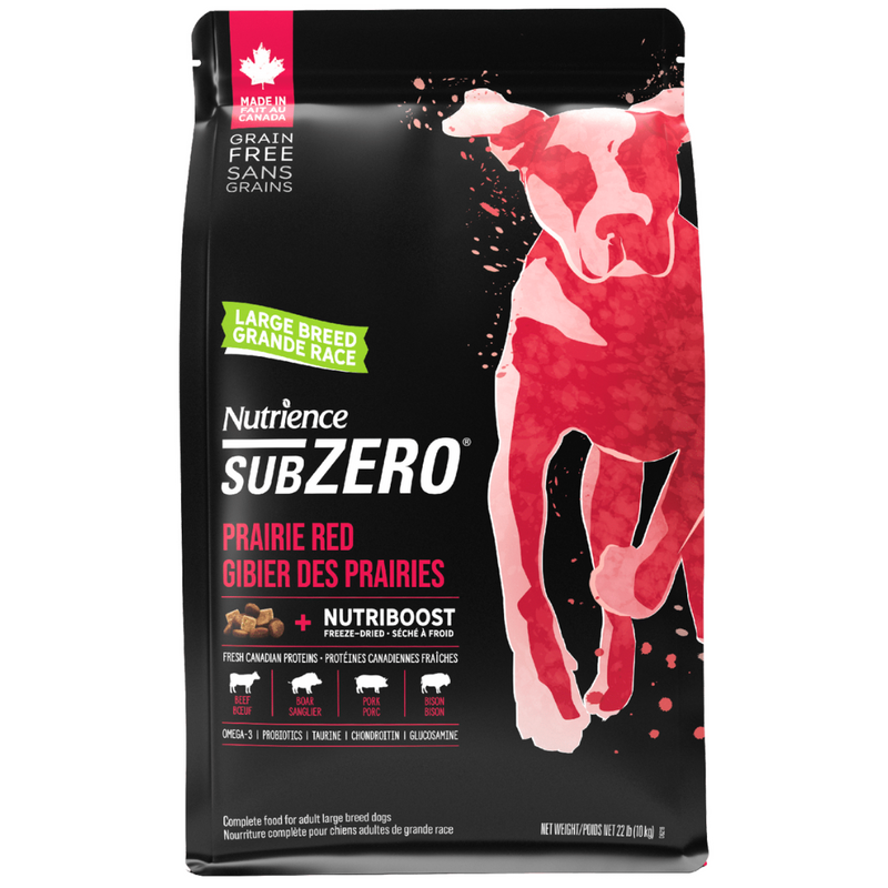 Nutrience SubZero Prairie Red Large Breed Dog Food 10kg