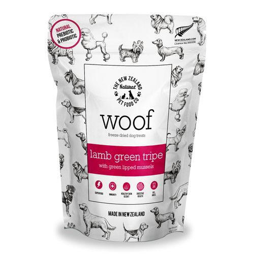 New Zealand Natural Woof Treats - Lamb Green Tripe 40g