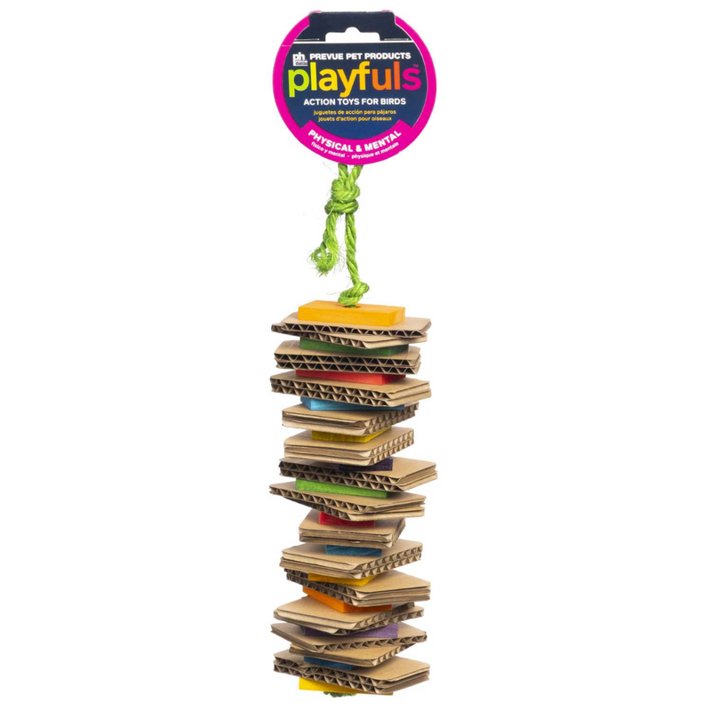 Prevue Pet Products Shredding Stack Bird Toy
