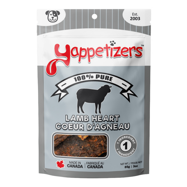 Yappetizers Dehydrated Treat - Lamb Heart