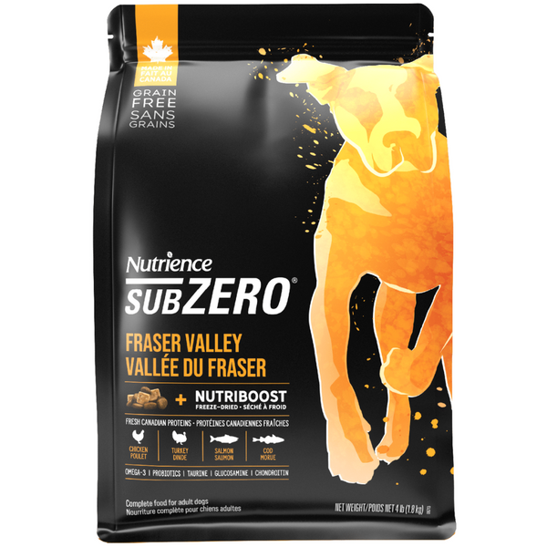 Nutrience SubZero Fraser Valley High Protein Dog Food 10kg