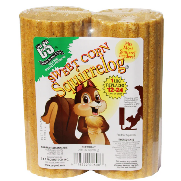 C&S Sweet Corn Squirrelog Refill Pack 2lb