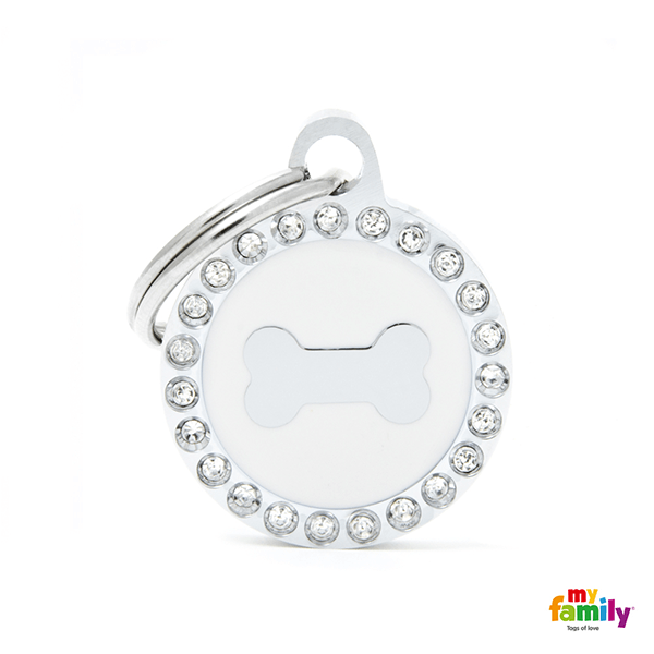 My Family Circle & Bone Pet ID Tag - Pisces Pet Emporium