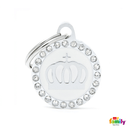 My Family Circle & Crown Pet ID Tag - Pisces Pet Emporium