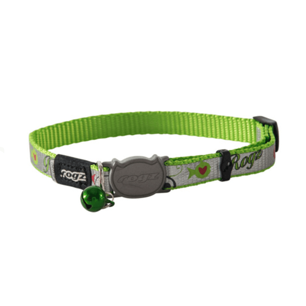 Rogz ReflectoCat Breakaway Buckle Collar - Small - Pisces Pet Emporium
