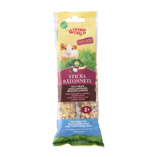 Living World Guinea Pig Sticks - Pisces Pet Emporium