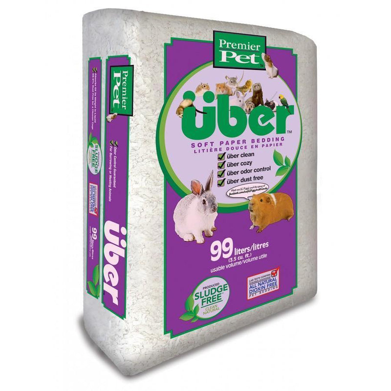 Uber Paper Bedding - White - Pisces Pet Emporium