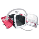 Catit 2.0 Cabrio Carrier - Cherry Red - Pisces Pet Emporium