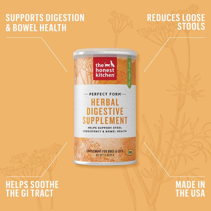 Honest Kitchen Herbal Digestive Supplement | Pisces Pet