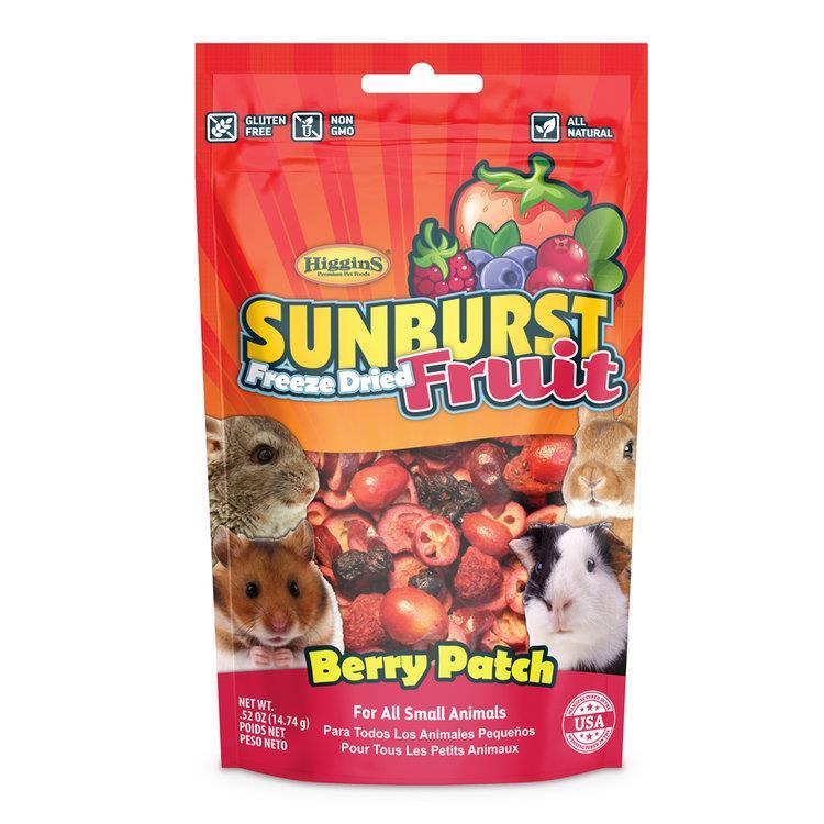Higgins Sunburst Freeze Dried Fruit - 0.5oz - Pisces Pet Emporium