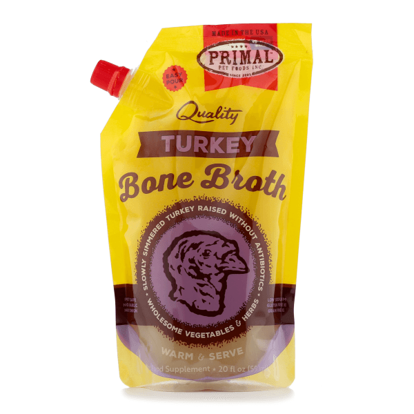 Primal Frozen Bone Broth 20oz - Pisces Pet Emporium