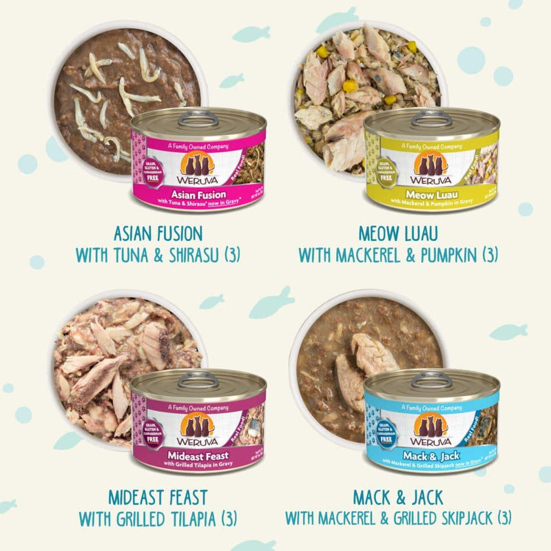 Weruvas Seafood & Eat It Variety Pack Cat Food | Pisces