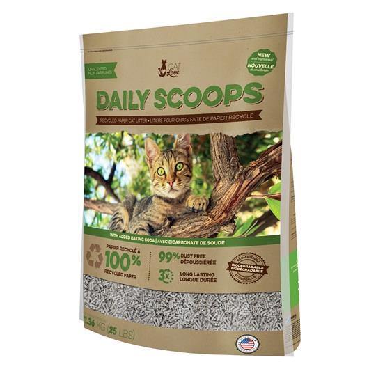 Cat Love Daily Scoop Recycled Litter - Pisces Pet Emporium