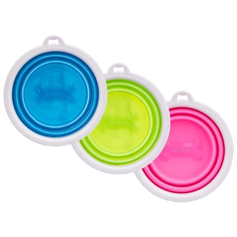 Bamboo Silicone Travel Bowl - Pisces Pet Emporium