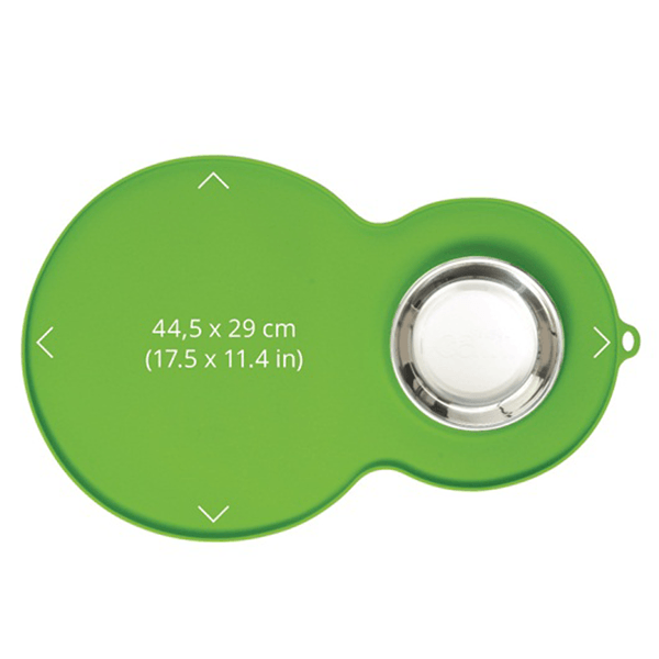 Catit Green Peanut Placemat - Medium - Pisces Pet Emporium