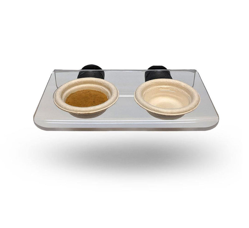 Pangea Acrylic Feeding Ledge w/ Suction Cups - Pisces Pet Emporium