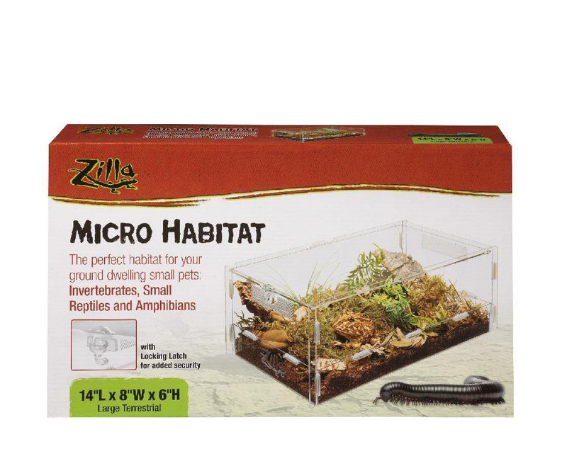 Zilla Micro Habitat Terrestrial - Available in Two Sizes - Pisces Pet Emporium