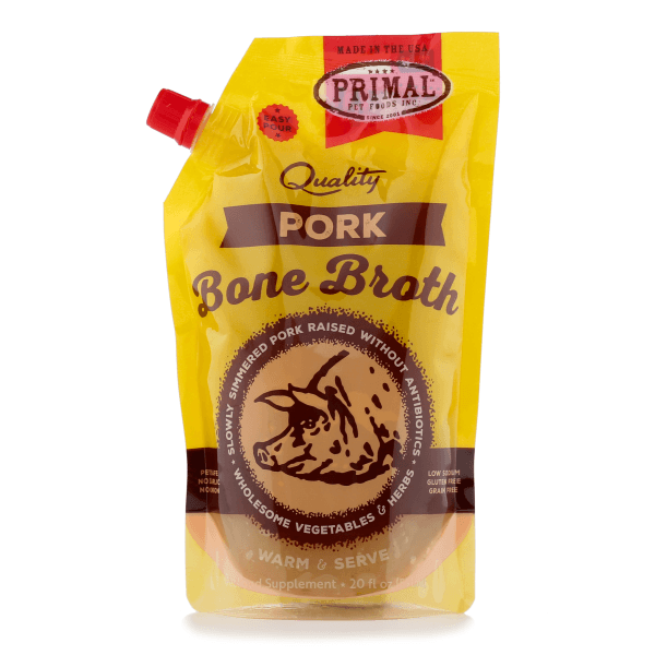 Primal Frozen Bone Broth 20oz - Pisces Pet Emporium