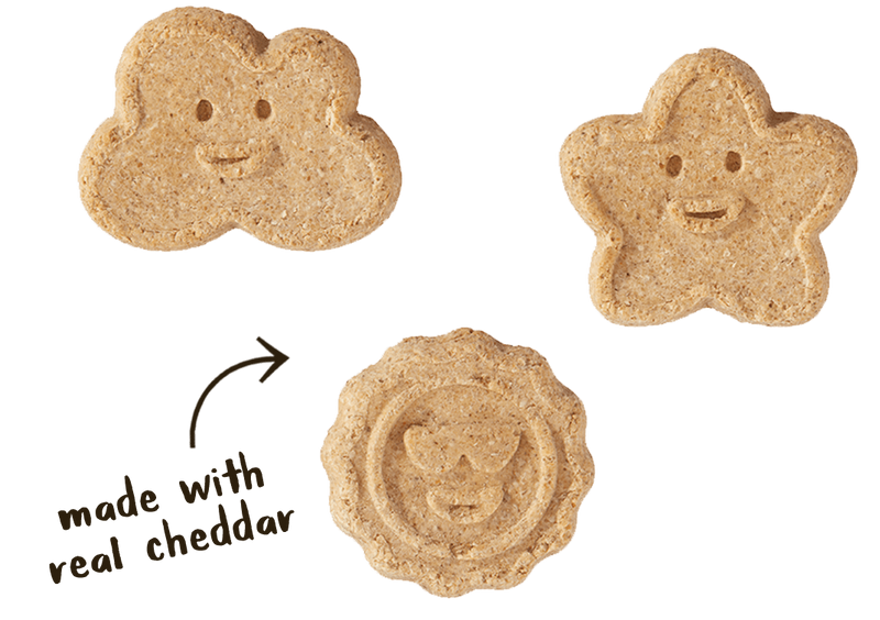 Wag More Bark Less Baked Biscuits - Aged Cheddar 396g - Pisces Pet Emporium