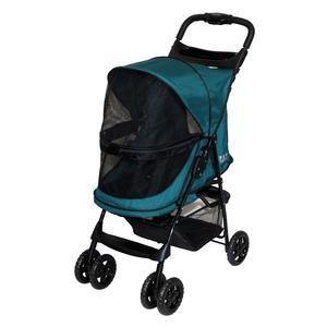 Pet Gear Happy Trails No-Zip Pet Stroller - Emerald Green - Pisces Pet Emporium