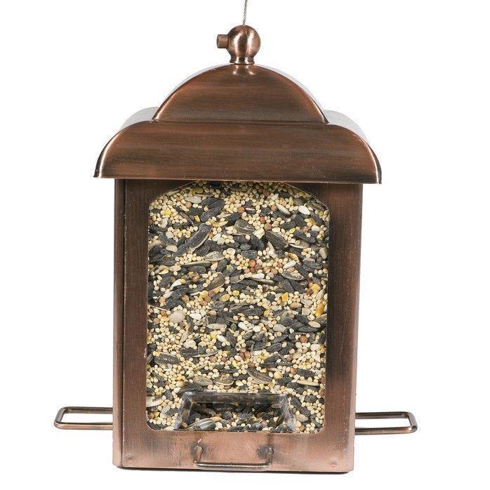 Perky Pet Lantern Bird Feeder - Antique Copper - Pisces Pet Emporium