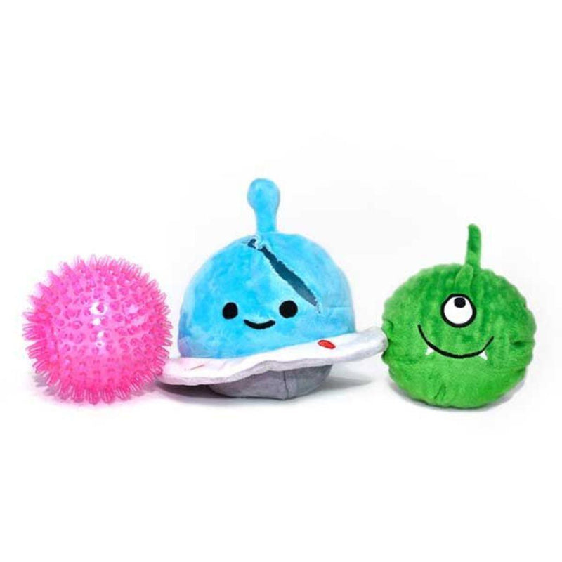 Patchwork Pet - Prickles Spaceship 3-in-1 Toy - Pisces Pet Emporium