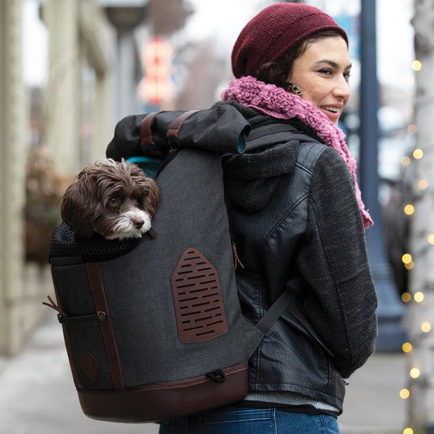 Kurgo K9 Rucksack Dog Carrier - Waterproof Backpack Bag | Pisces