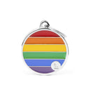 My Family Rainbow Circle Engravable ID Dog Tag | Pisces