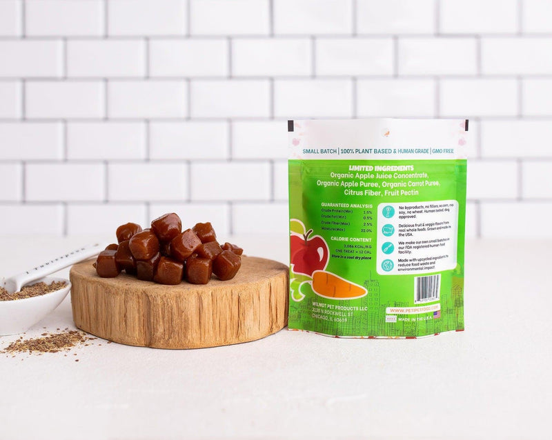 Petipet Apple & Carrot Plant-Based Chews | Pisces