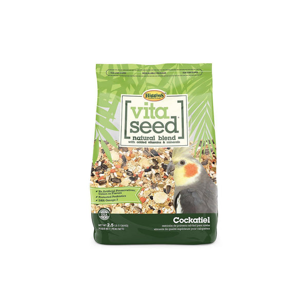 Higgins Vita Seed Cockatiel - 2.27Kg - Pisces Pet Emporium