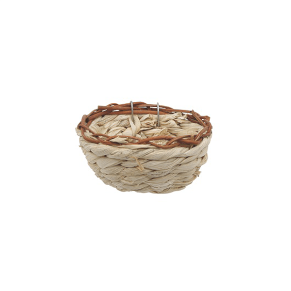 Living World Maize Peel Bird Nest for Canaries - Pisces Pet Emporium