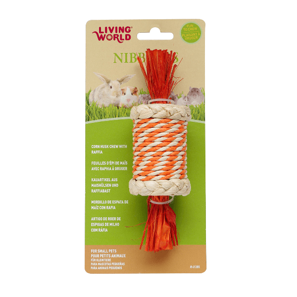 Living World Nibblers Husk Chew - Pisces Pet Emporium