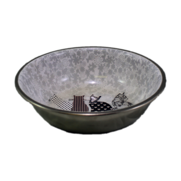 Baxter & Bella Selecta Bowl - Cat Pattern - Pisces Pet Emporium