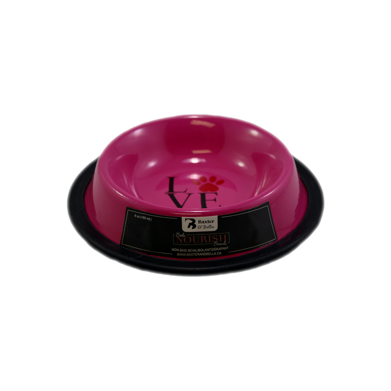 Baxter & Bella Non-Skid Bowl - Love - Pisces Pet Emporium