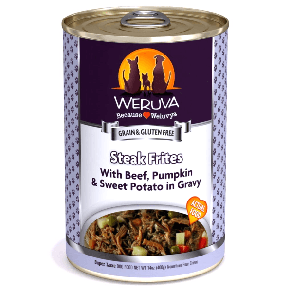 Weruva Steak Frites Beef,  Pumpkin & Sweet Potato - 397 g - Pisces Pet Emporium