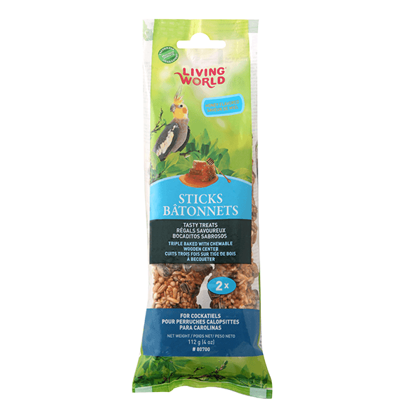 Living World Cockatiel Sticks - Pisces Pet Emporium