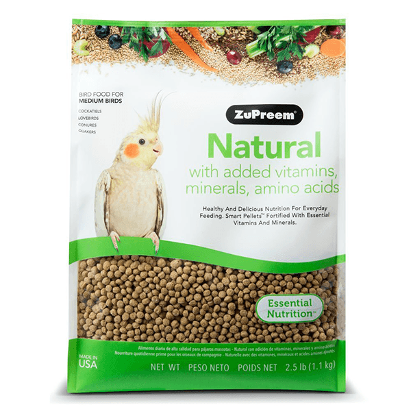 ZuPreem Natural Medium Birds 1.1 Kg - Pisces Pet Emporium