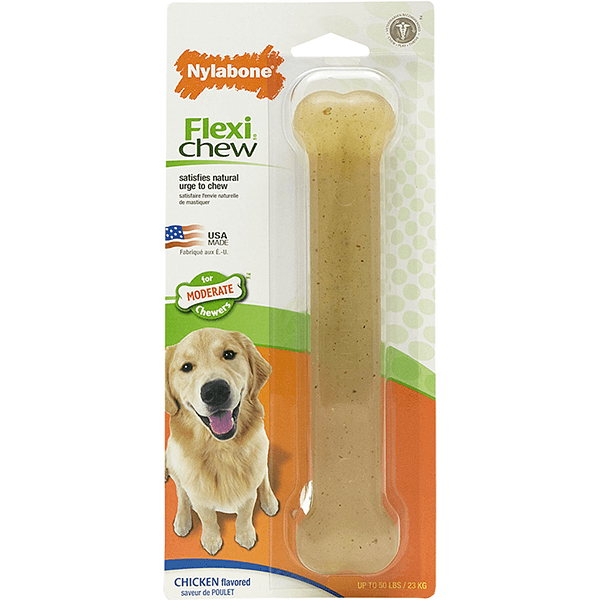 Nylabone Moderate Chew Flexi Chew Chicken Flavour - Giant - Pisces Pet Emporium
