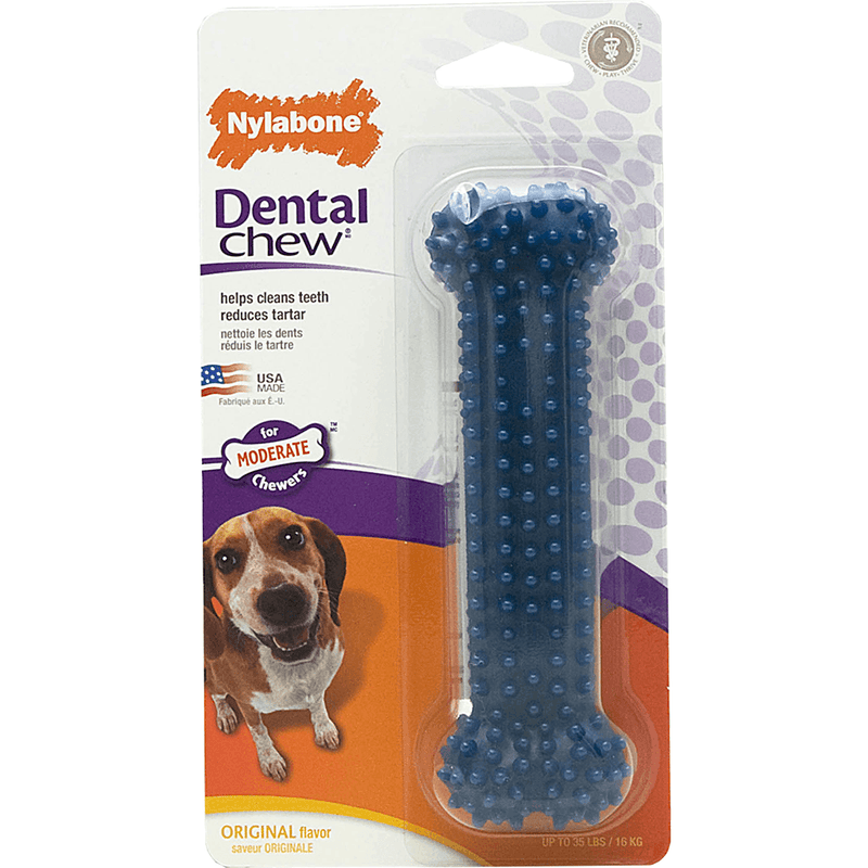 Nylabone Moderate Chew Dental Chew Original Flavour - Wolf - Pisces Pet Emporium