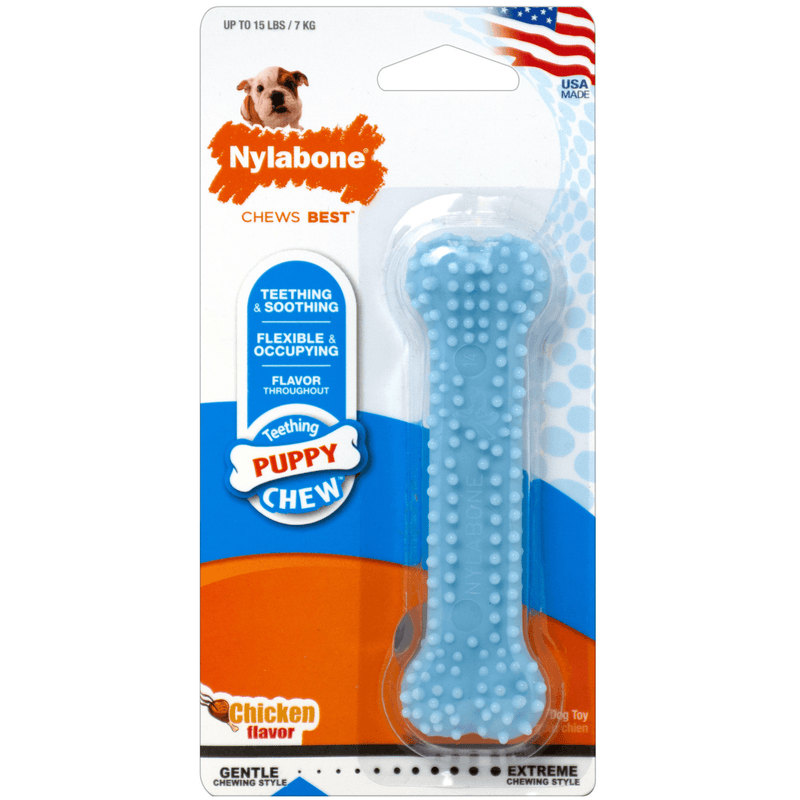 Nylabone Blue Dental Chew Petite - Pisces Pet Emporium