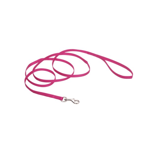 Coastal Pet Nylon Leash Flamingo - 3/4" x 4' - Pisces Pet Emporium