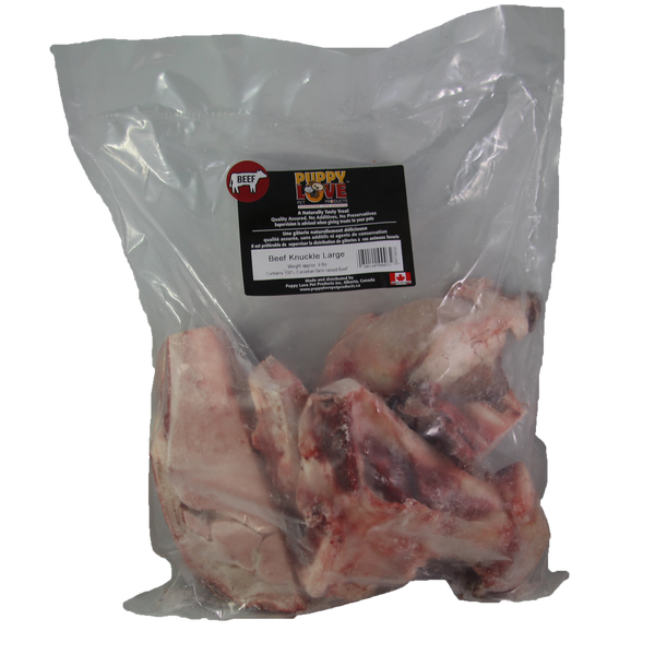 Puppy Love Frozen Beef Knuckle - Large - Pisces Pet Emporium