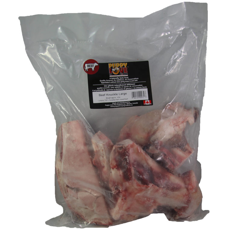 Puppy Love Frozen Beef Knuckle - Large - Pisces Pet Emporium
