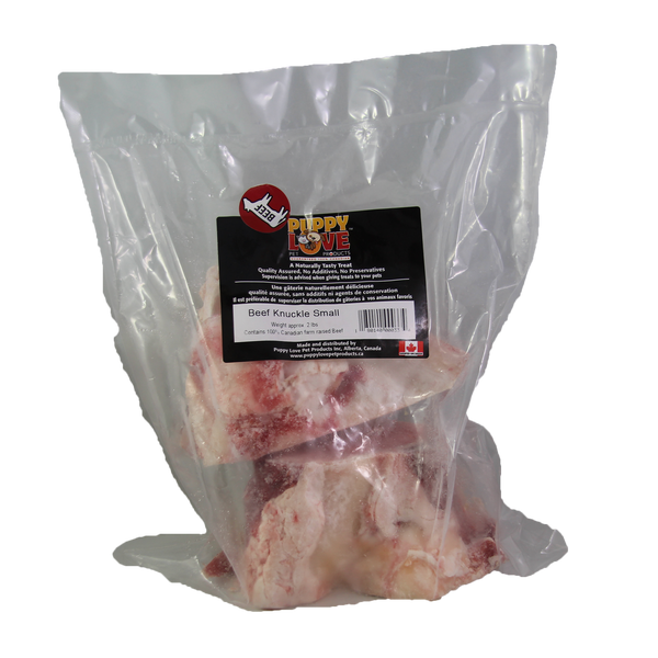 Puppy Love Frozen Beef Knuckle - Small - Pisces Pet Emporium