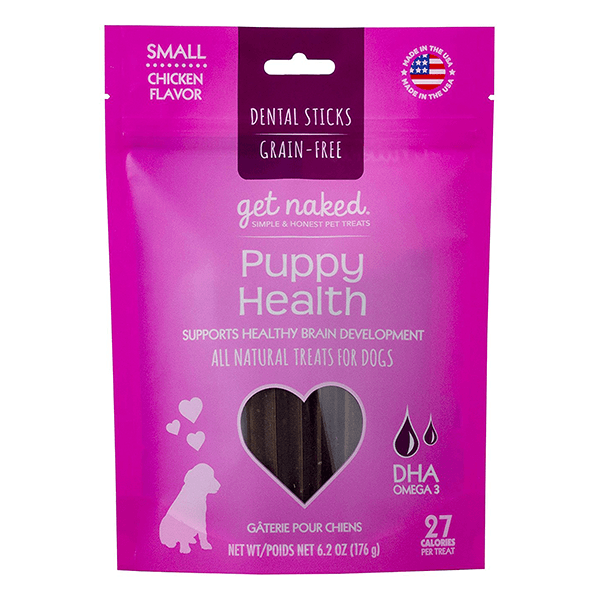 Get Naked Puppy Health Dental Chew Sticks - Pisces Pet Emporium